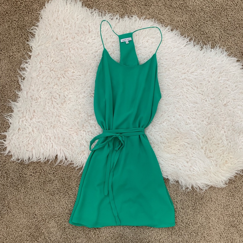 Green Naked Zebra Dress Size Small